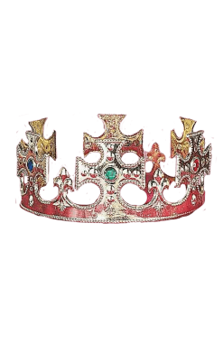 Gold Kings Crown Accessory