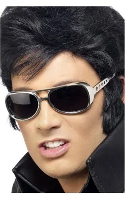 Smiffys Elvis Shades Silver Accessory