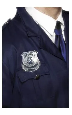 Smiffys Metal Police Badge Accessory