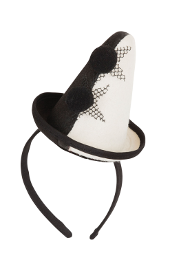 Monochrome Clown Hat Headband