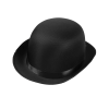 Smiffys Black Bowler Accessory