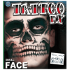 Skull Face Temporary Tattoo