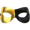 GENERIC Black And Gold Eye Mask