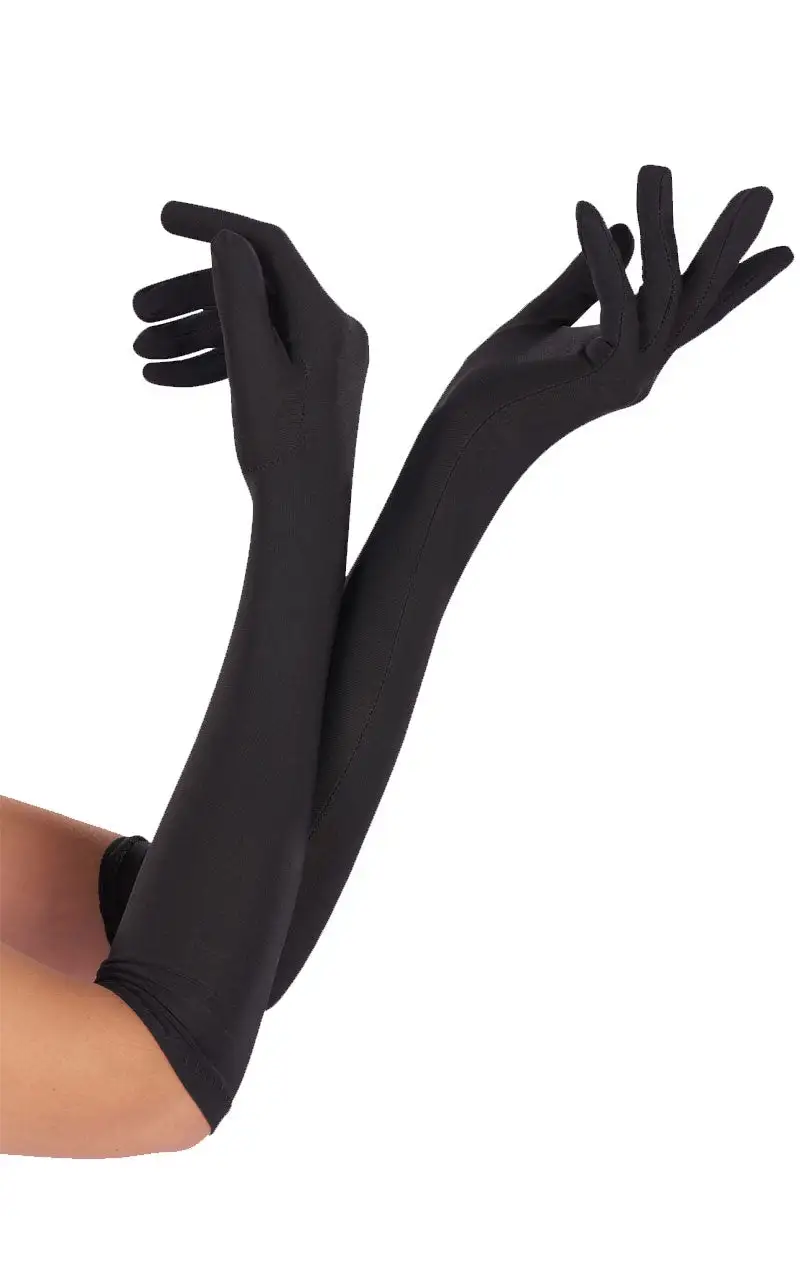 GENERIC Long Black Gloves 1 GENERIC Long Black Gloves