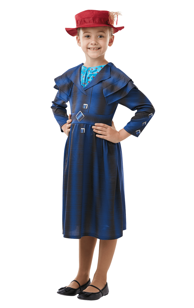 Kids Mary Poppins Returns Costume 1 Kids Mary Poppins Returns Costume