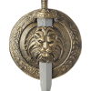 GENERIC Bronze Lion Shield Accessory