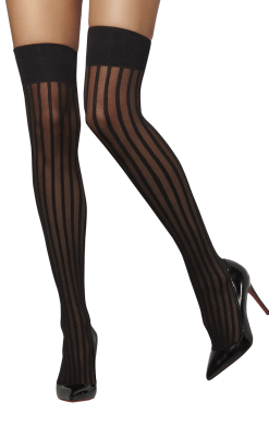 Smiffys Thigh High Stripy Stockings