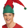 Smiffys Adult Unisex Red Elf Hat Accessory