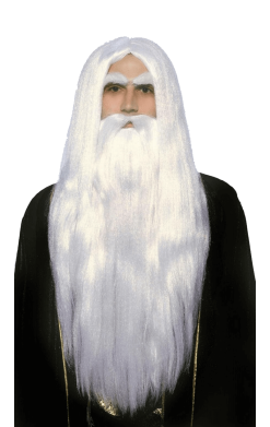Merlin Wig And Beard Set