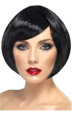 Smiffys Short Black Bob Wig