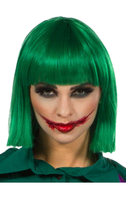Cindy Emerald Dark Green Wig