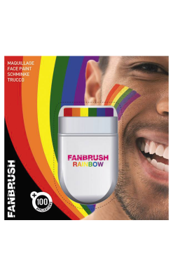 Rainbow Fan Brush