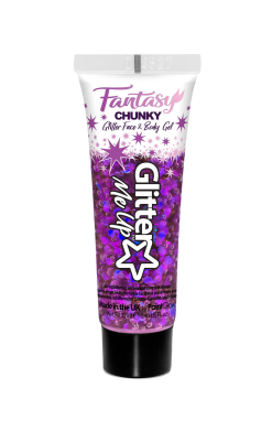 Purple Iridescent Chunky Glitter Gel