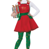 Womens Christmas Elf In Charge Costume