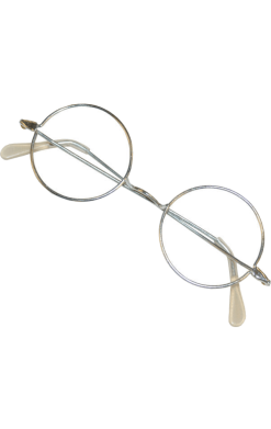 Round Santa Christmas Glasses