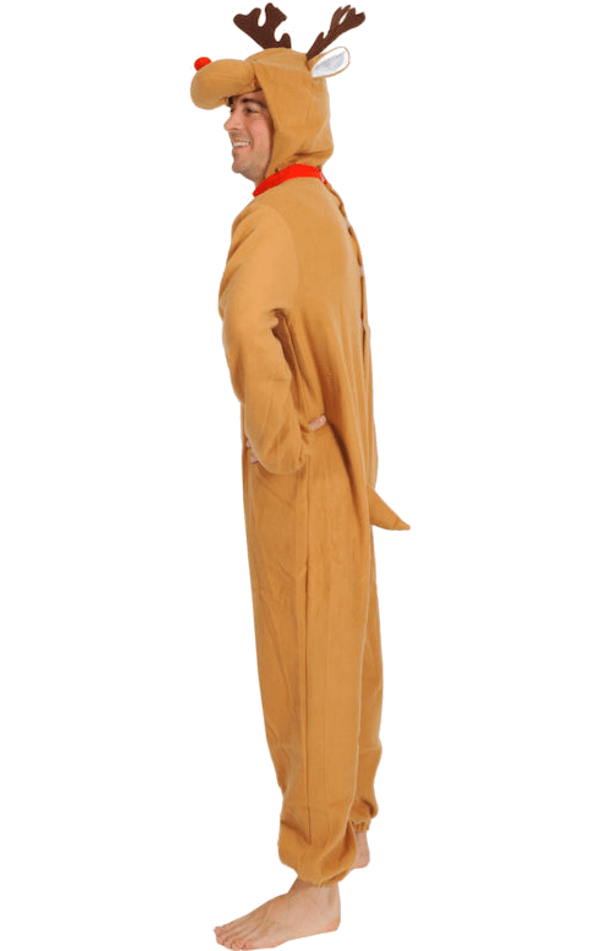 Adult Red Nosed Reindeer Costume 2 Adult Red Nosed Reindeer Costume - Image 2