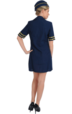 Adult Air Hostess Costume -Fancy Dress Shop 00011631a02