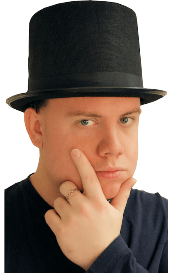 Black Top Hat Accessory 1 Black Top Hat Accessory