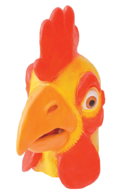 Rubber Chicken Facepiece