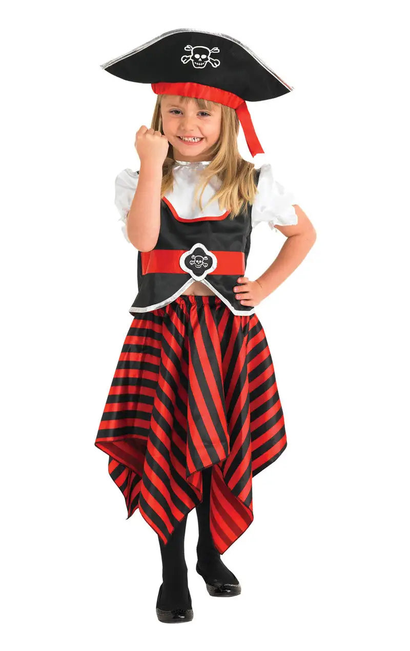 Kids Pirate Lass Costume 1 Kids Pirate Lass Costume