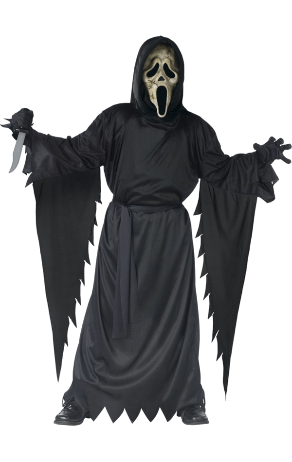 Kids Zombie Ghost Face Costume 1 Kids Zombie Ghost Face Costume