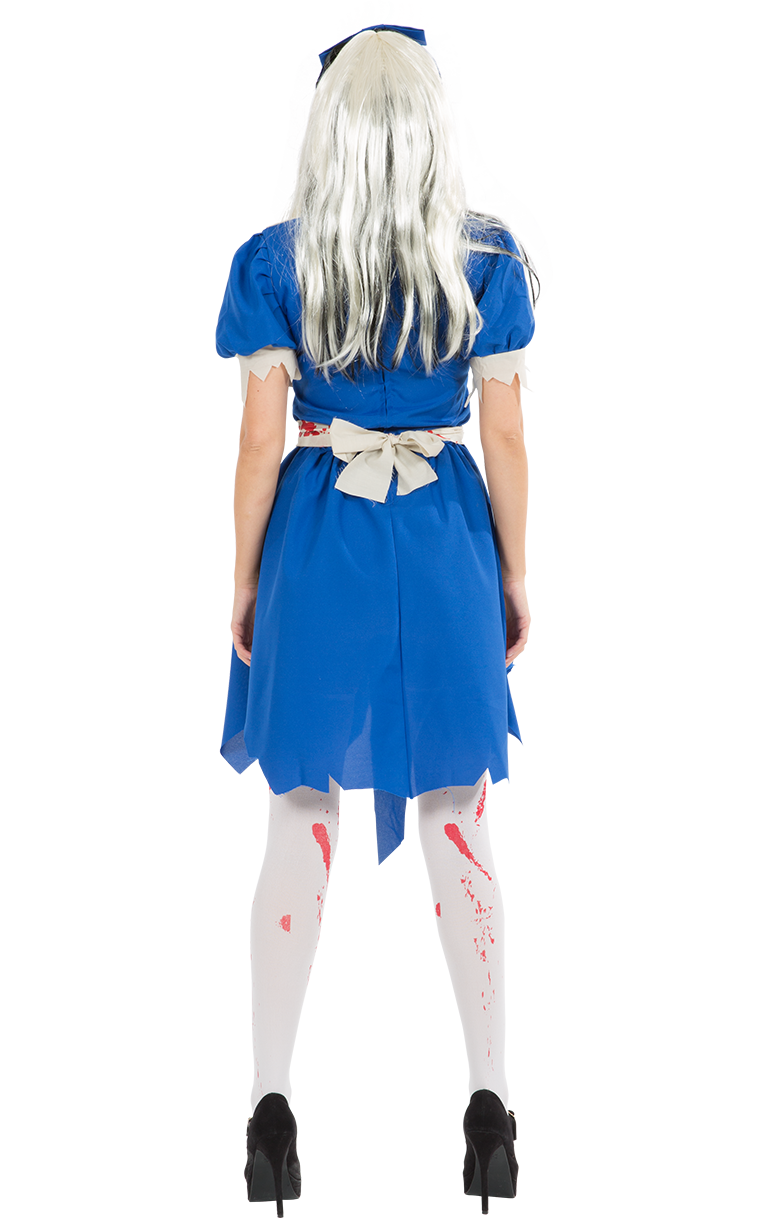 Womens Dark Alice In Wonderland Halloween Costume 3 Womens Dark Alice In Wonderland Halloween Costume - Image 3
