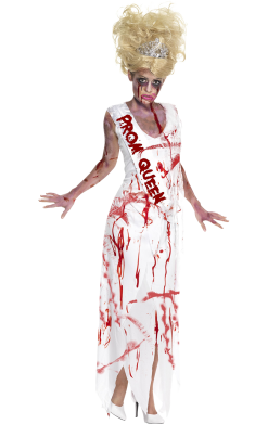 Smiffys Adult Zombie Prom Queen Costume