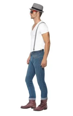 Smiffys 80s Monochrome Kit 6 Smiffys 80s Monochrome Kit -Fancy Dress Shop 00012649a02