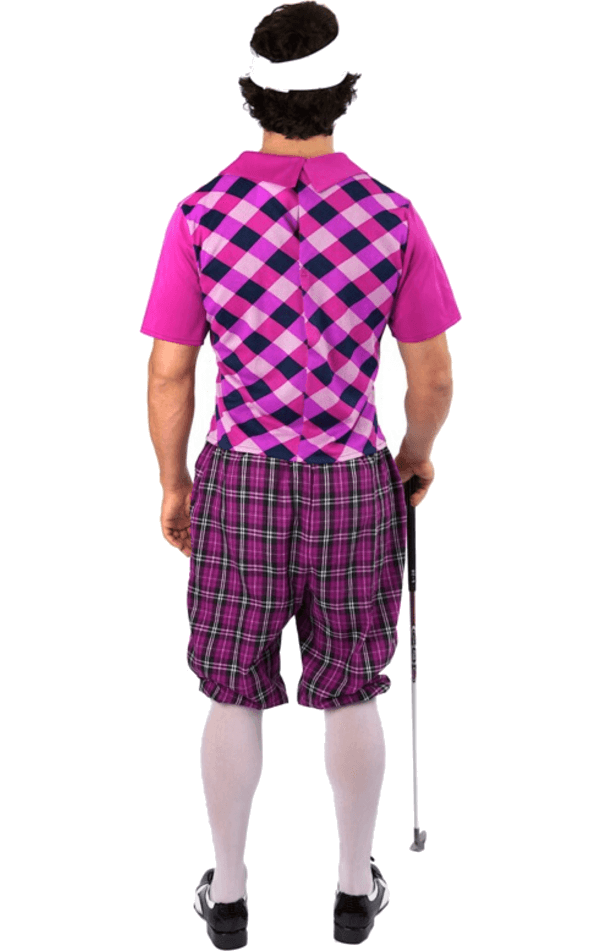 Mens Pink Pub Golf Costume 3 Mens Pink Pub Golf Costume - Image 3