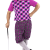 Mens Pink Pub Golf Costume