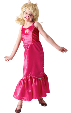 Kids Miss Piggy Muppets Costume