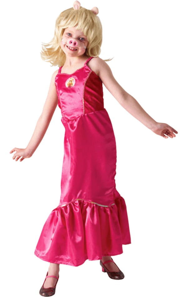 Kids Miss Piggy Muppets Costume 1 Kids Miss Piggy Muppets Costume