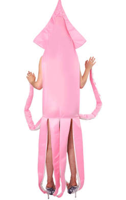 Adult Pink Squid Animal Costume -Fancy Dress Shop 00013372a02
