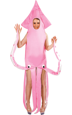 Adult Pink Squid Animal Costume