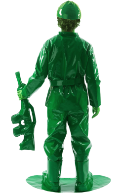 Adult Toy Green Army Man Costume -Fancy Dress Shop 00013377a02
