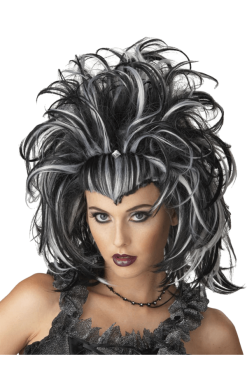 Black & White Evil Sorceress Wig