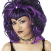 Sorceress Wig Black & Purple