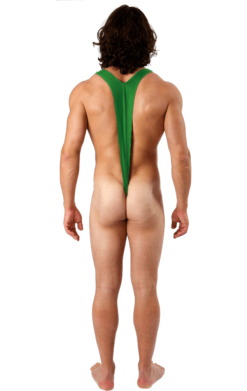 Adult Neon Green Borat Mankini -Fancy Dress Shop 00014683a02