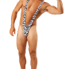 Adult Zebra Borat Mankini