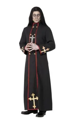 Smiffys Mens Halloween Priest Costume