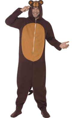 Smiffys Monkey Onesie Costume