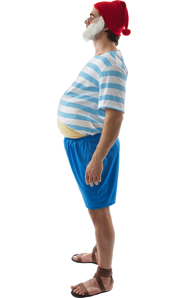 Mens Peter Pan Mr Smee Pirate Costume 2 Mens Peter Pan Mr Smee Pirate Costume - Image 2