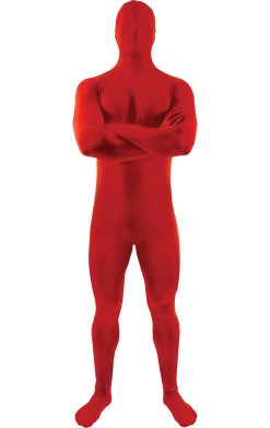 Adult Red Second Skin Suit