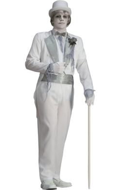 Mens Halloween Ghost Groom Costume