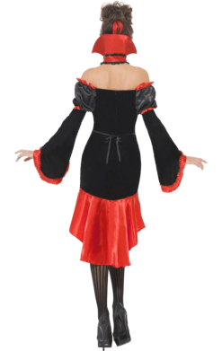 Smiffys Womens Fever Saucy Vampiress Costume 5 Smiffys Womens Fever Saucy Vampiress Costume -Fancy Dress Shop 00016674a02