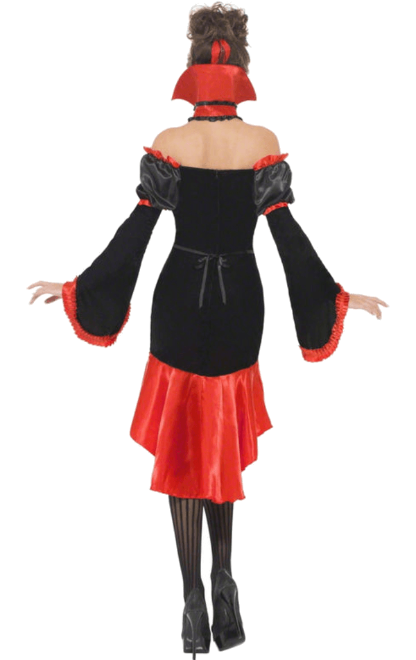 Smiffys Womens Fever Saucy Vampiress Costume 3 Smiffys Womens Fever Saucy Vampiress Costume - Image 3