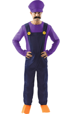 Waluigi Super Mario Costume