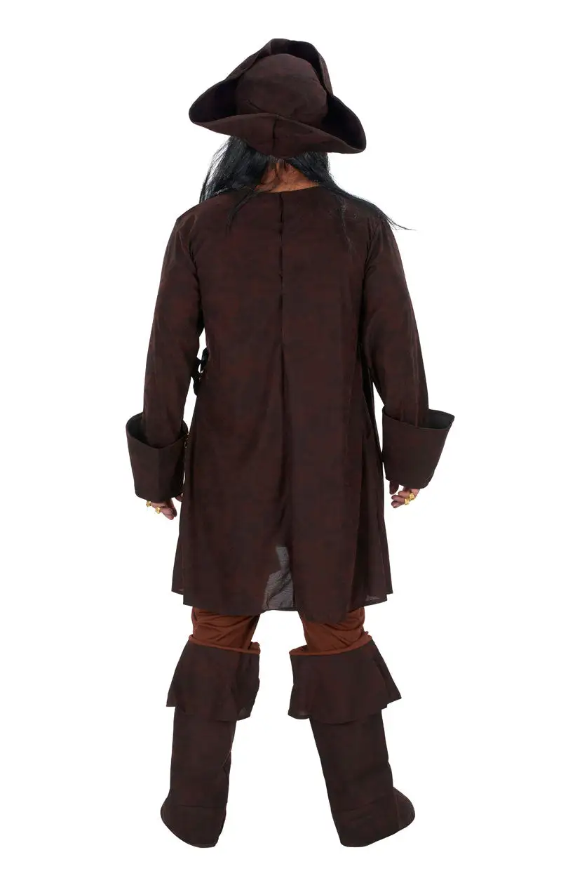 Mens Caribbean Pirate Costume 2 Mens Caribbean Pirate Costume - Image 2