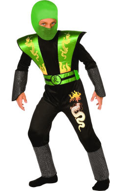 Kids Green Ninja Costume