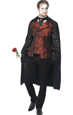 Smiffys Mens Opera Masquerade Costume